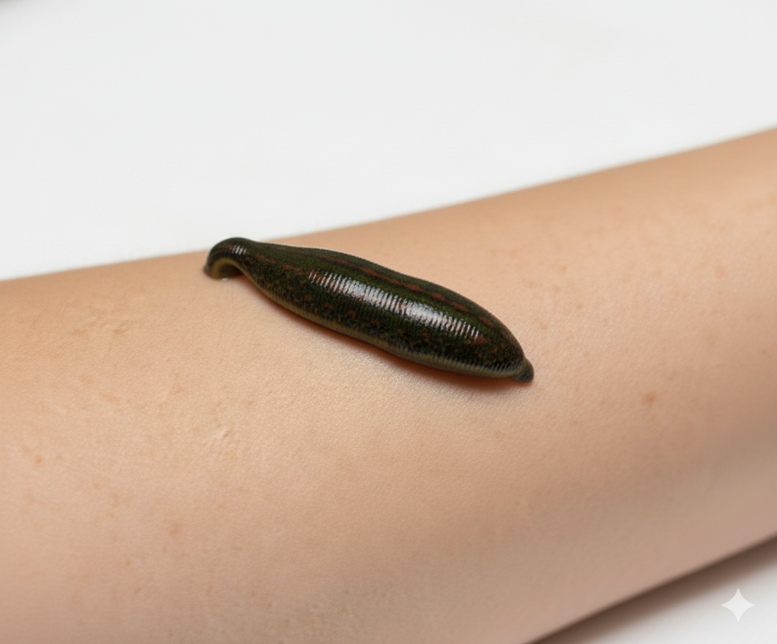 Kocaeli'de satılan Hirudo Verbana cinsi tıbbi sülük